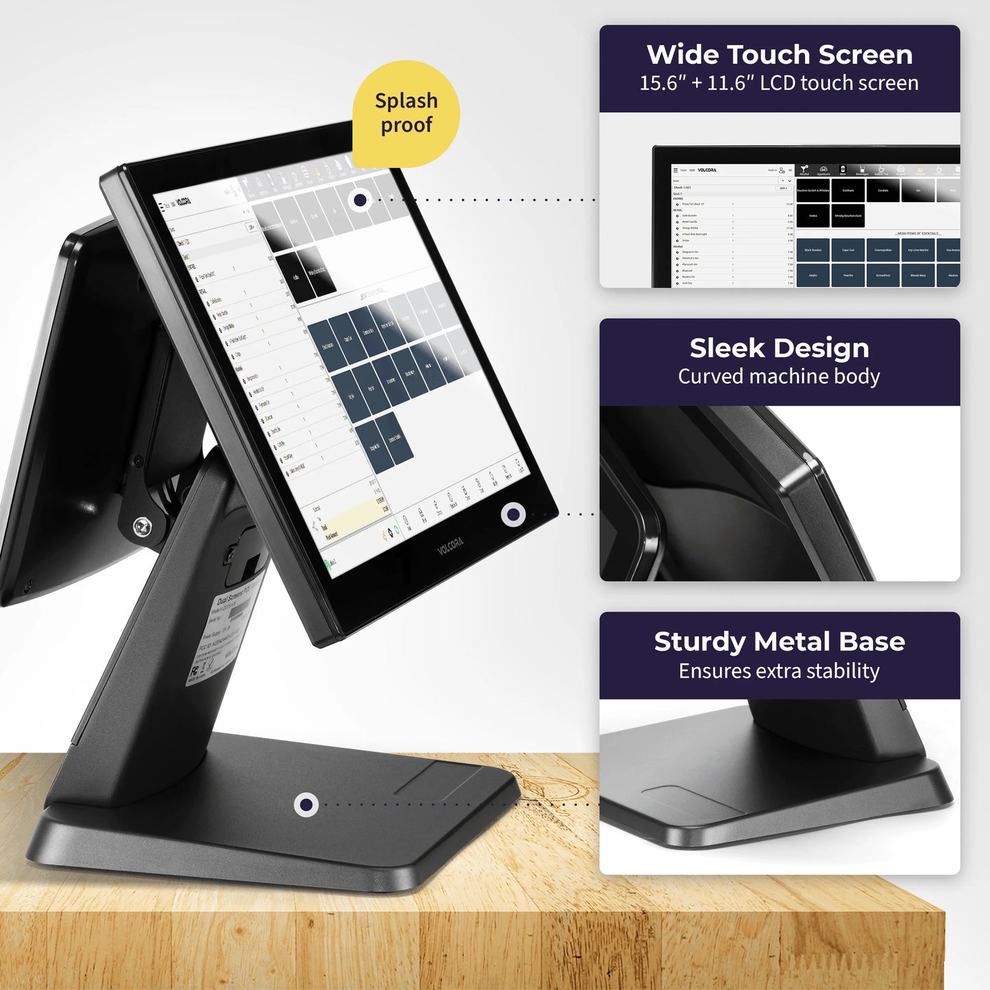 Volcora Standard 15.6" Windows 11 POS TERMINAL
