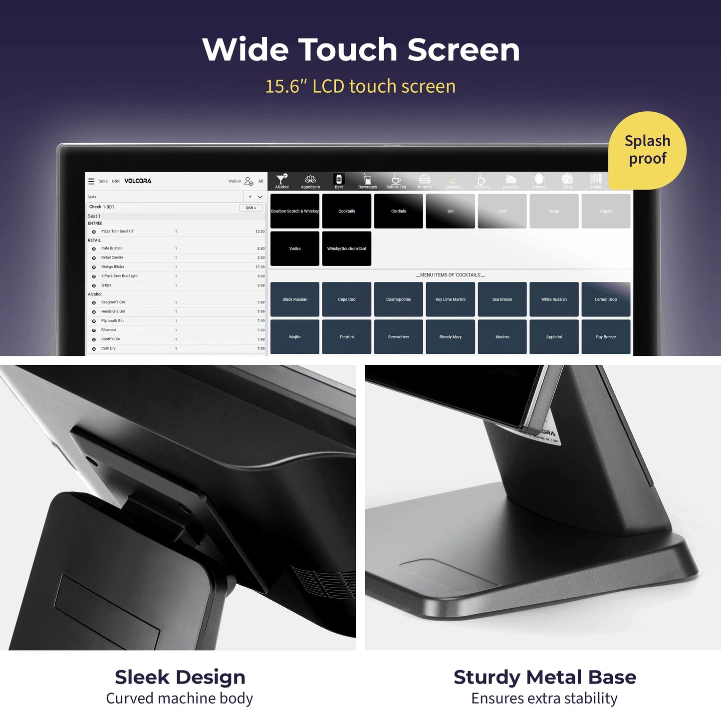 Volcora Standard 15.6" Windows 11 POS TERMINAL