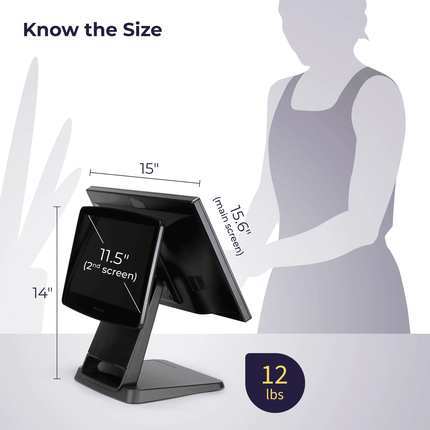 Volcora Standard 15.6" Windows 11 POS TERMINAL