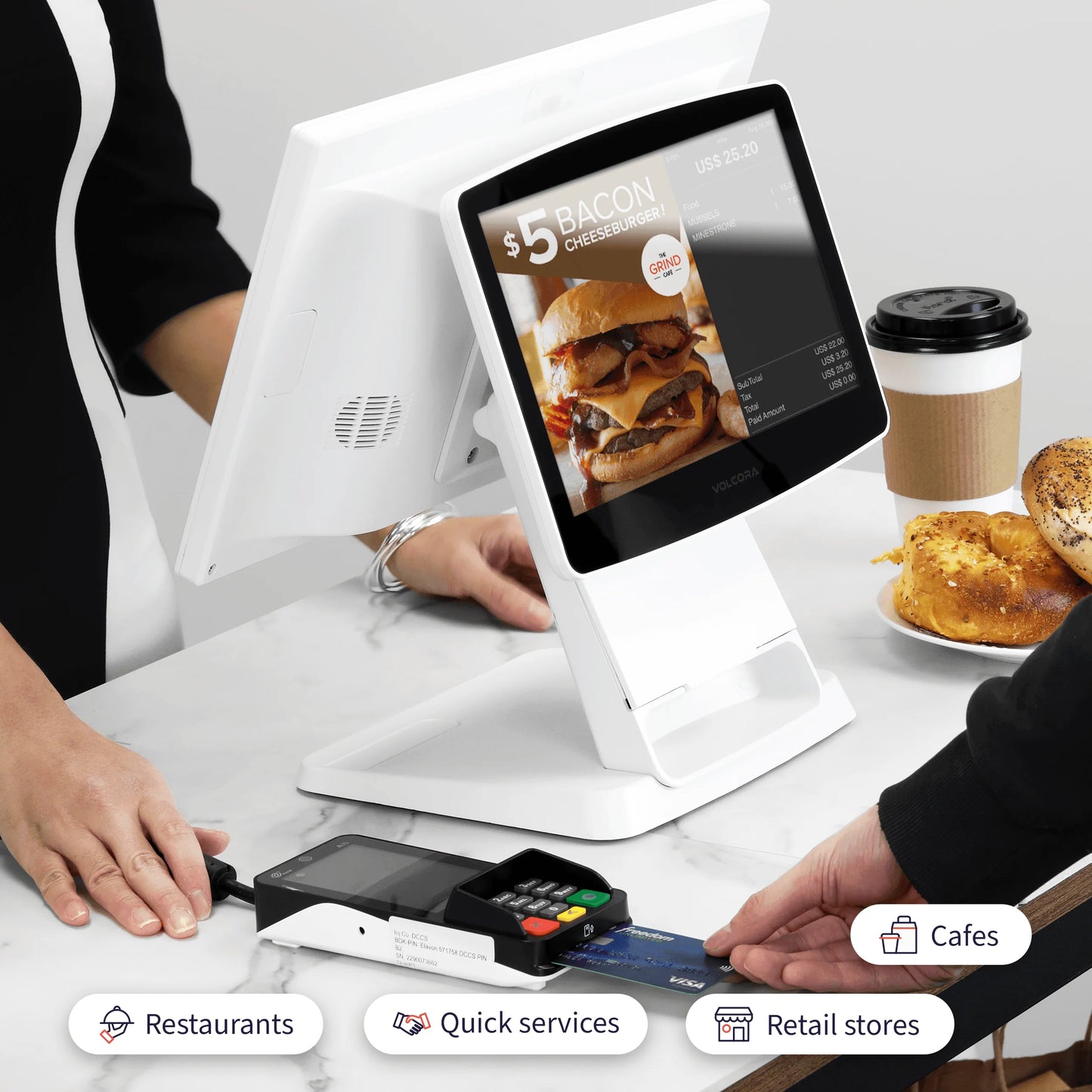 Volcora Standard 15.6" Windows 11 POS TERMINAL